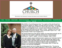 Tablet Screenshot of churchwhisperers.org